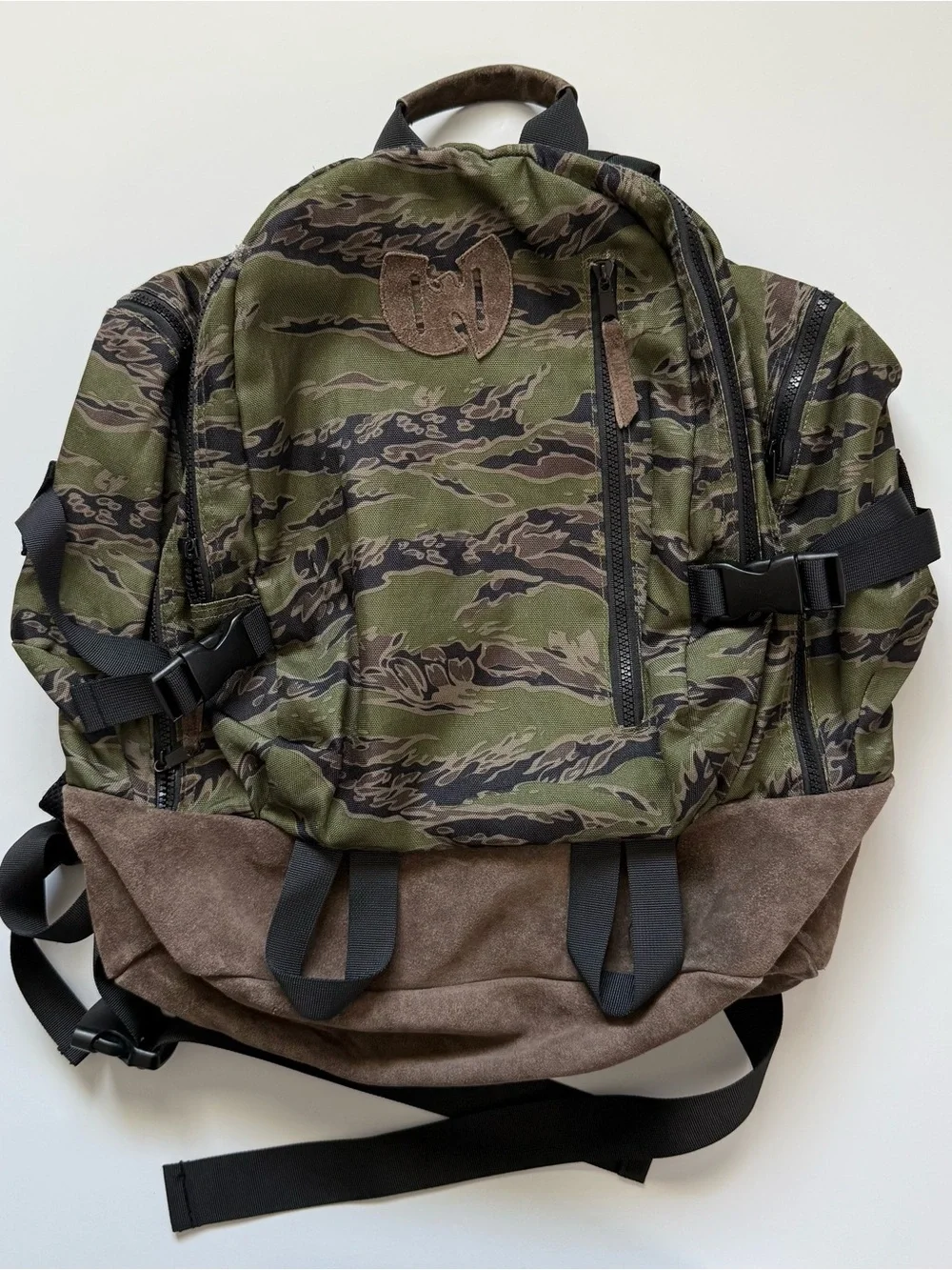 🔴Wu-Tang Camouflage Backpack Authentic WuTang Brand Ltd Iron Flag Rza Gza